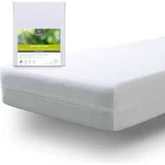 Waterproof and breathable anti-mite mattress cover. Size 70 x 140 cm mattress protector/mattress topper
