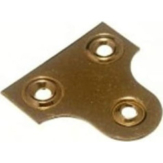 10 Pack Mirror Wall Brackets Brass Glass 25mm or 32mm 32mm