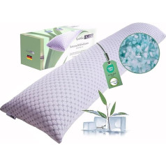 Side Sleeper Pillow 40 x 145 cm with Cover - Cooling Pregnancy Pillow - Nursing Pillow with Memory Foam - Orthopaedic Pillow - Pregnancy Pillow - Body Pillow - Sleeping Pillow
