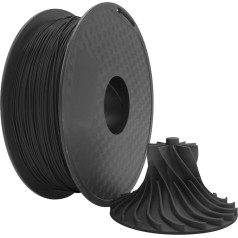 PLA 3D Printer Filling 1.75mm Black 1kg Spool Black