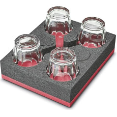 Glass Dishes for RVs, Caravans and Boats 2030 Soft Drinks Set