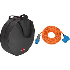 Brennenstuhl Transport and Storage Bag for Extension Cable + Brennenstuhl Camping CEE Extension Cable with CEE Plug and Angle Coupling Including Earthing Contact Combination Socket