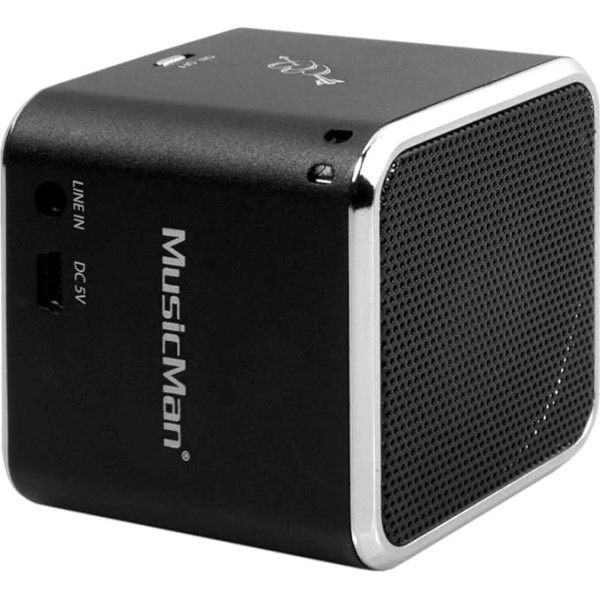 MusicMan TXX3807 Mini Wireless Soundstation BT-X2 (MP3 Player, Bluetooth) - Black