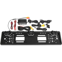 DVR License Plate Holder with Reversing Camera and Parking Aid 170° Car CW237
