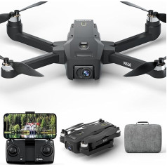 Drone with 4K Camera, GPS Drone with SD Card, Brushless Motors Drones with Camera for Adults, 4K, 5G WiFi Transmission, GPS Drones Follow Me, Lightweight and Foldable Drones for Beginners