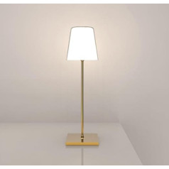 Palmina Lamp 710 Touch Cordless - LED RGB Indoor and Outdoor ABS + Metal Rechargeable USB Portable Detachable Head 2600mAh Long Life RGB Cold Warm Light - Gold Chrome