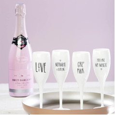 Cheers Champagne Glasses Set