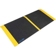 LIEKUMM 40 x 80 cm Door Threshold Ramp, up to 300 kg, Lightweight Loading Ramp Threshold Ramp with Non-Slip Surface, Kerb Ramp for Door, Stairs, Steps