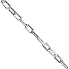 Stainless Steel Chains, 5 m 5 mm Thick Stainless Steel Chain DIY Store in Many Lengths and Thicknesses up to 350 kg Load Capacity for Dog Chain, Chain Hanging Chair, Barrier Chain, Chain for