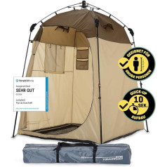 LUMALAND Premium Duschzelt | Toilettenzelt für Indoor & Outdoor | Mobiles Umkleidezelt & Lagerzelt | Zelt für Tierfotografie | Ideal zum Campen, Festival & zum Angeln | Wasserdicht & Windfest