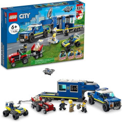 LEGO City Police Mobile Command Truck 60315 Building Kit; Toy Police Construction Playset for Kids Aged 6 and Up (436 Pieces)