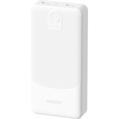 Dudao Powerbank K10Pro 20000mAh 2.4A USB-A - balta