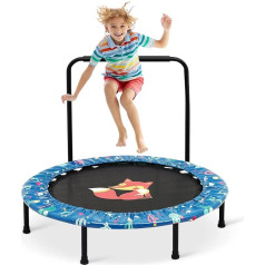 HOMCENT Children's Trampoline 96 cm Mini Trampoline for Children Indoor Outdoor Jumping Garden Trampoline