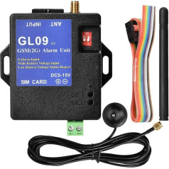 GL09 8 Channel Battery Operated App Control GSM Alarm Systems SMS Warehouse Security Home Security System