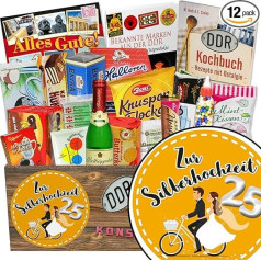 For silver wedding/DDR box sweets/gifts silver wedding friends