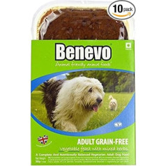 Vegan Dog Food Wet (10 x 395g), Hypoallergenic, Wheat Free, GMO Free, Wet Food for All Breeds with Essential Fatty Acids, Taurine, L-Carnitine, PETA and Vegan Society UK Approved