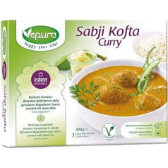 Sabji Kofta Curry, Vegetable Banana Balls, Rajasthani Sauce, Jeera Rice TK, 400 g