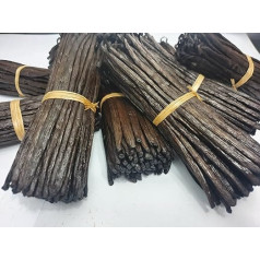 Madagaskar-Vanilleschoten, hochwertig, Güteklasse A, 14–17 cm, 10 Stück