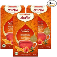 Yogi Tea Organic for the Senses Natural Feeling Pack of 3