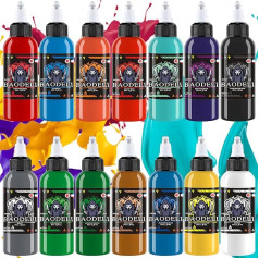 Dazzling Vivid Colour Tattoo Ink Kit Professional 14 Bottles (1 oz Pro) Tattoo Kit EU Standard Pigments 30 ml Tattoo Supplies