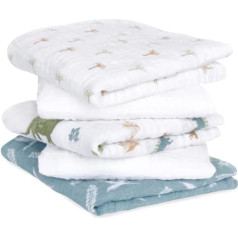 aden + anais™ Essentials Cotton Muslin Squares Dino Jungle (Pack of 5)