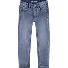 Babyface Baby Girls' Long Trousers / Jeans 07253 in Denim Blue