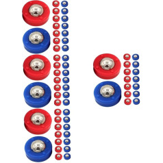 Shuffleboard-bälle Für Tischplatte Zubehör Kindertisch Shuffleboard Mini-Shuffleboard-Ball Für Tischfußballrollen Rollende Perlenausrüstung Stahl