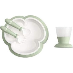 BabyBjörn 4 Piece Childrens Tableware Pale Green