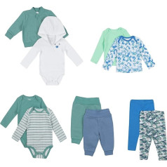 Hanes Baby and Toddler Flexy Soft 4-Way Stretch Knit and Fleece Wardrobe Gift Set