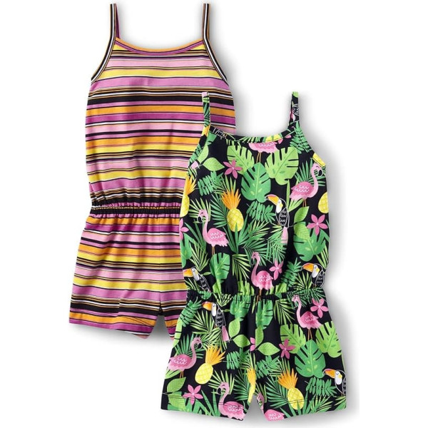 The Children's Place Strappy Shorts Romper for Babies and Toddlers