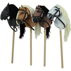 Haasenstrauch Sweety Toys Hobby Horse Horse Suitable for Hobby Horsing (White)