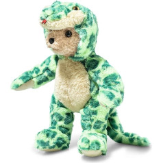 Steiff Teddy Bear with Hoodie Snake 27 cm, Cuddly Toy Teddy, Fluffy Stuffed Toy for Playing and Cuddling, Bear Made of Cuddly Soft Plush, Machine Washable