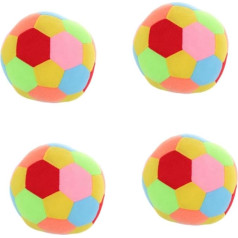HEMOTON 3pcs Cognitive Ball for Toddlers Ball Grip Baby Balls Sensory Toy Sensory Balls for Toddlers from 1-3 Years Playground Games Cotton