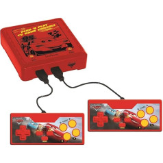 Lexibook JG7800DC-1 Plug 'N Play TV Game Console with 300 Games, Red