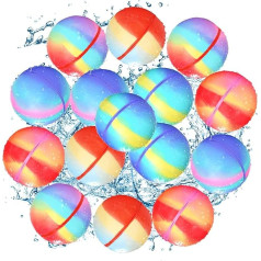 Reg15 Reusable Water Bombs, Water Bombs with Mesh Bag, Water Bombs are Suitable for Summer Toys and Parties, Pool Toys and Outdoor Games