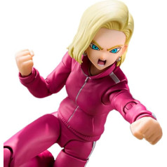 Bandai S.H.Figuarts Dragon Ball Super Android 18 Action Figure, 15 cm, Multi-Colour