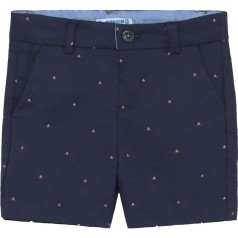 Mayoral - Baby Boys' Jacquard Bermuda Shorts - 1242, Blue