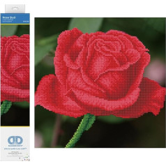 Diamond Dotz DD5-038 12x12 Inch Diamond Painting Rose Bud Painting with Diamonds Sparkling Picture DIY Painting for Kids Adults