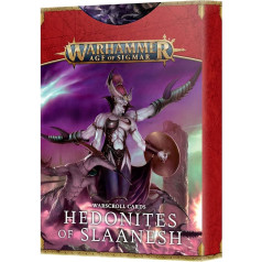 Games Workshop Warhammer AoS - Warscroll Cards: Hedonites of Slaanesh (Fr)
