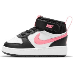 Nike Boys' Court Borough Mid 2 (PSV) Trainers, Black White Black Sunset Pulse White