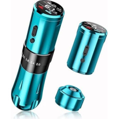 Biomaser U7 Wireless Machine 2 Pieces 2000 mAh Battery HD Colour Screen Bulshless Motor 6 Strokes Adjustable Motor Wireless or Wired for Professional Researchers