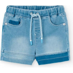 Boboli Knit Denim Shorts 12 Months