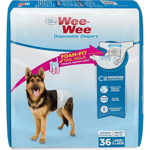 Four Paws Wee-Wee Disposable Dog Nappies