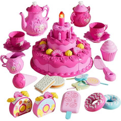 Birthday Cake - Fake, Food Game | Girl Plays at Home Cake Cup Baby Simulation Funny Bubbles Dessert Candles