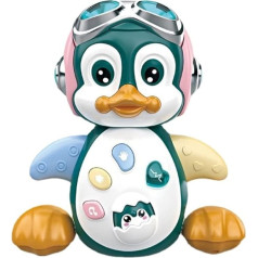 Baby Music Toy Dancing Walking Music Dancing Penguin Toy with Music and Lights Baby Early Learning Development Toy Children