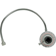 SW-Stahl 03916L Rotation Angle Meter 1/2 Inch I Flexible Magnetic Base I Measuring Range 0° - 360° I Drive Square: 12.5 mm 1/2 Inch