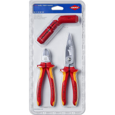 KNIPEX 00 31 30 BK V01 Electrical Installation Kit 1 x 13 86 200, 1 x 16 95 01 SB, 1 x 70 06 160
