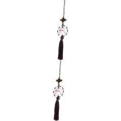 DECHOUS 3 Stück Schlüsselanhänger Für Die Hintere Fahrzeugrückansicht Amulett Glück Zuhause Boho Chinesische Figur Telefonknoten Niedlich Mit Innenornament Reichtum Charme