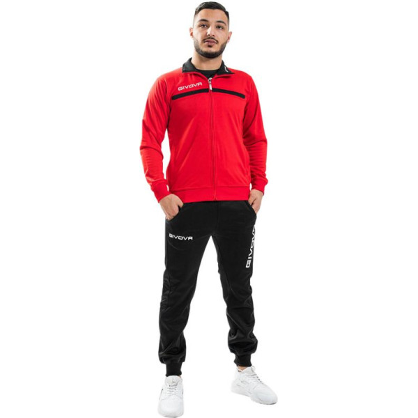 Tuta One treniņtērps M TT012 1210 sarkans/melns / S