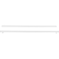 Estink 100 cm Poster Hanger, Aluminium Folding Frame Poster Holder, Clamp Poster, Poster Rail, Clamp Rail for Scroll Canvas Print Poster Home Decor Wall Art